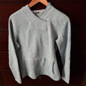 Eddie Bauer Light Blue Heather Crossover Pullover